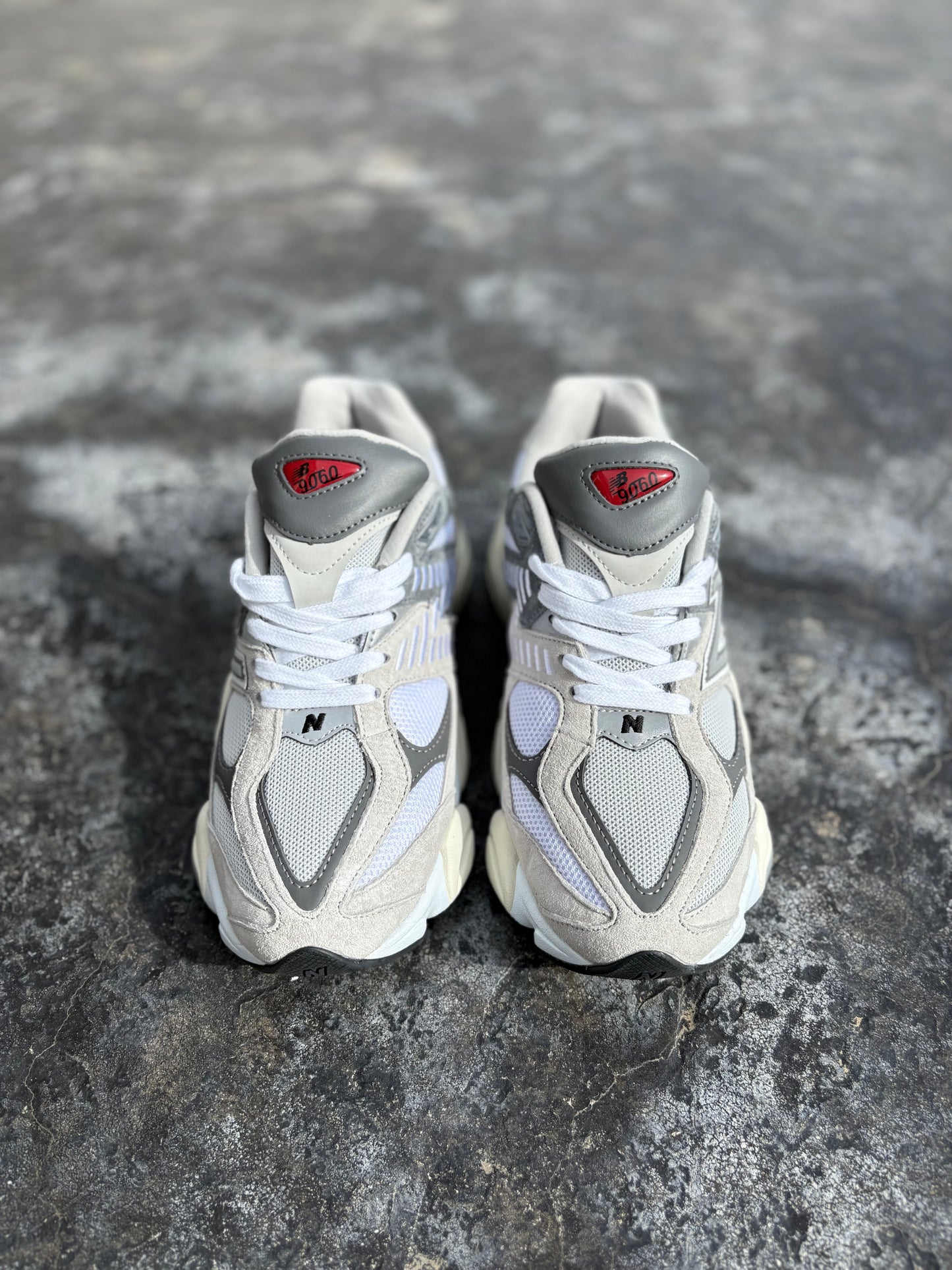 Gray & White Sneakers