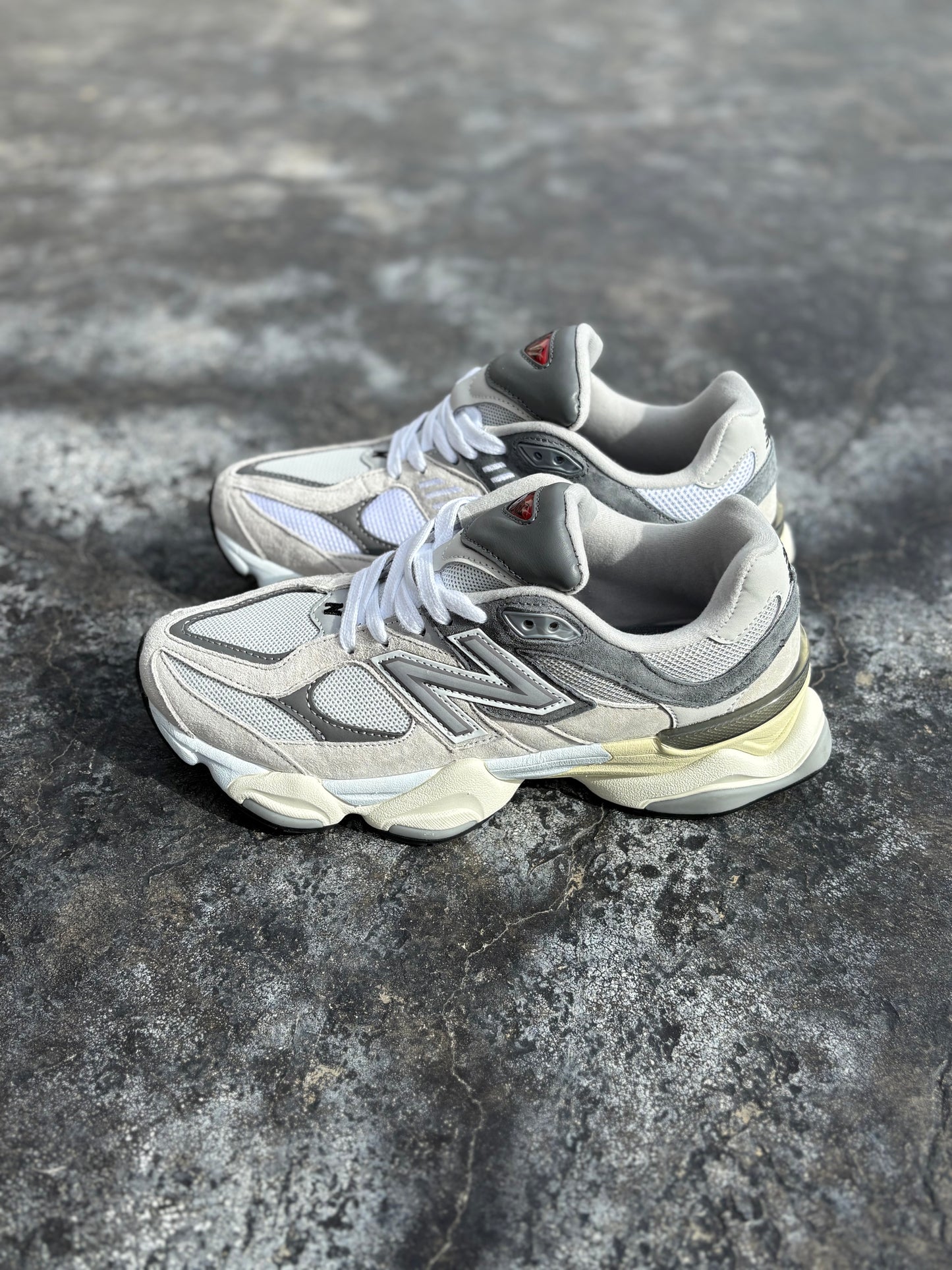 Gray & White Sneakers