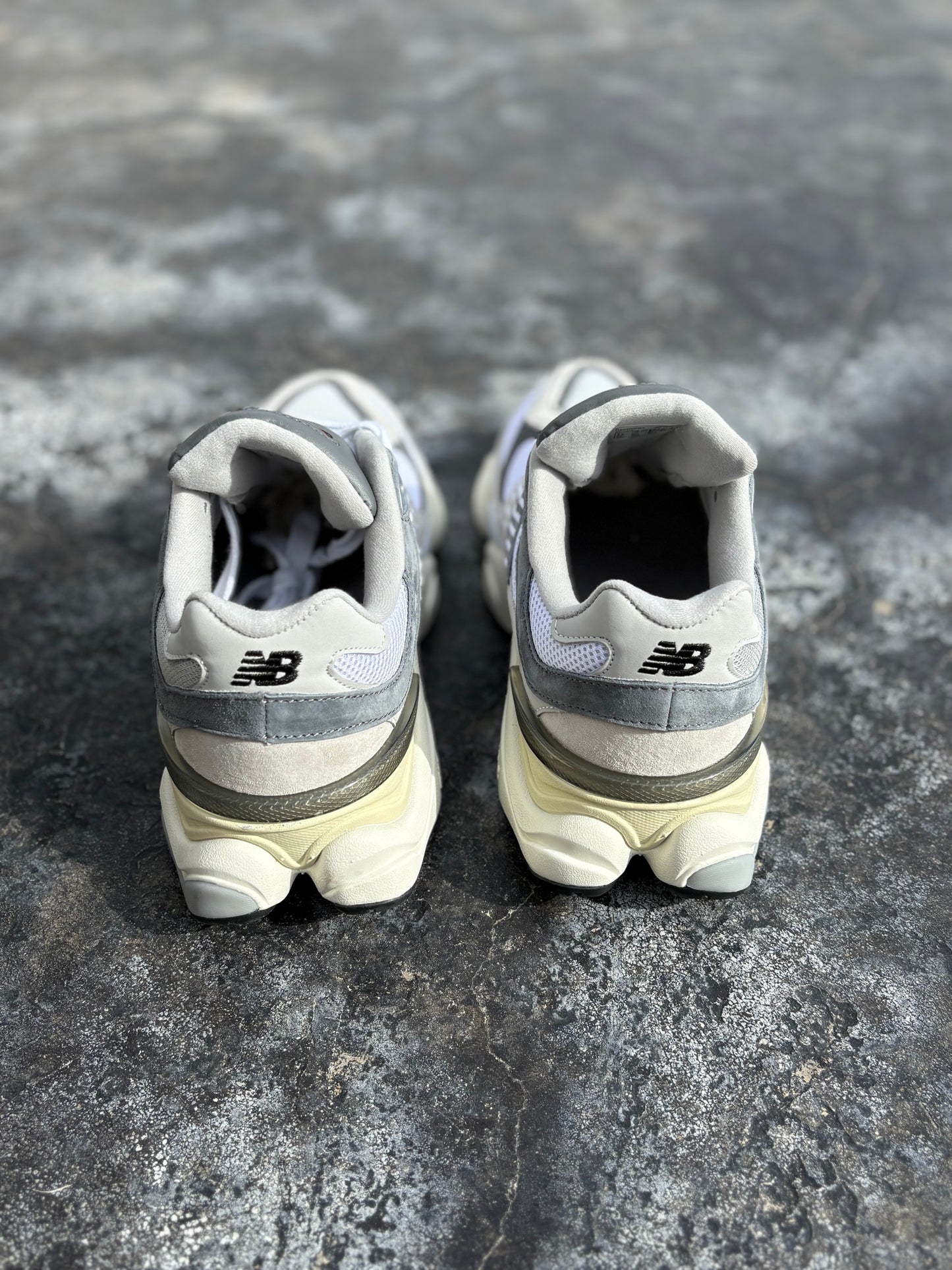 Gray & White Sneakers