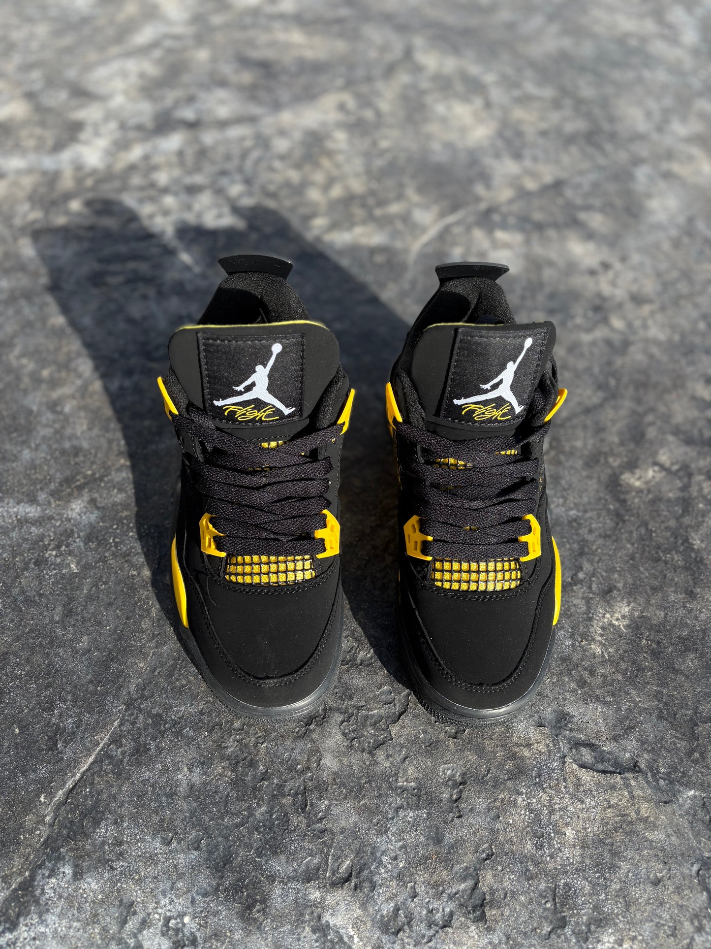 Black & Yellow Sneakers