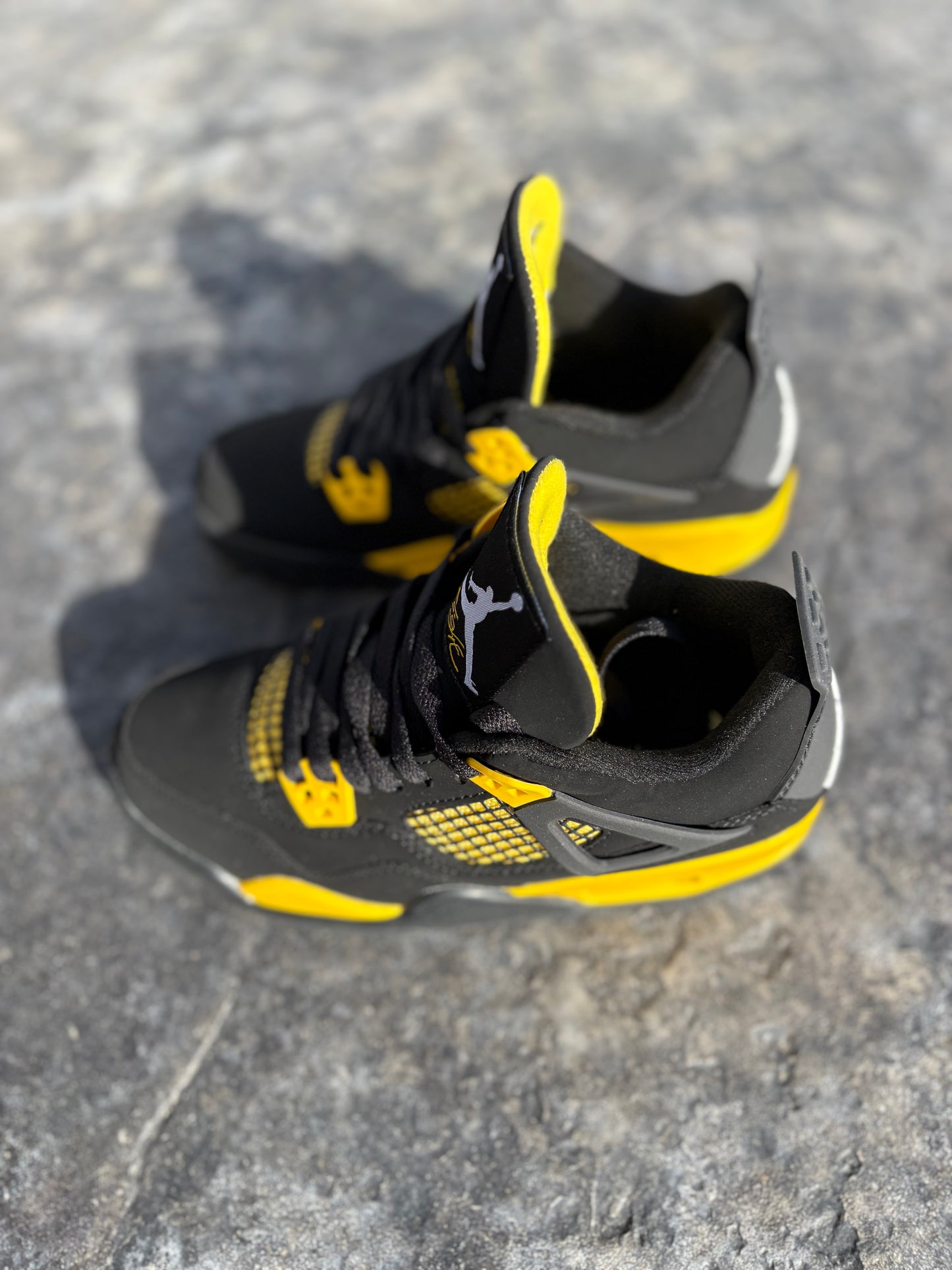 Black & Yellow Sneakers