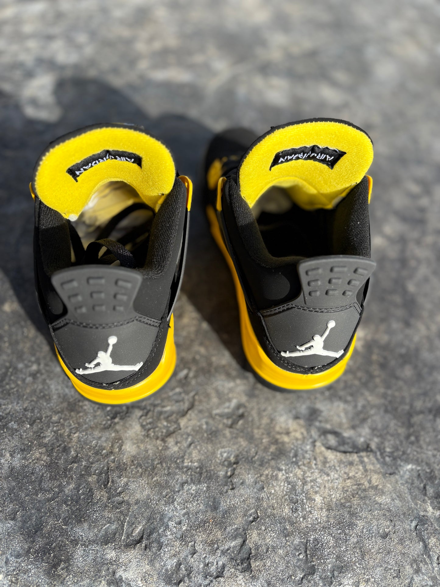 Black & Yellow Sneakers