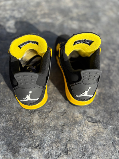 Black & Yellow Sneakers