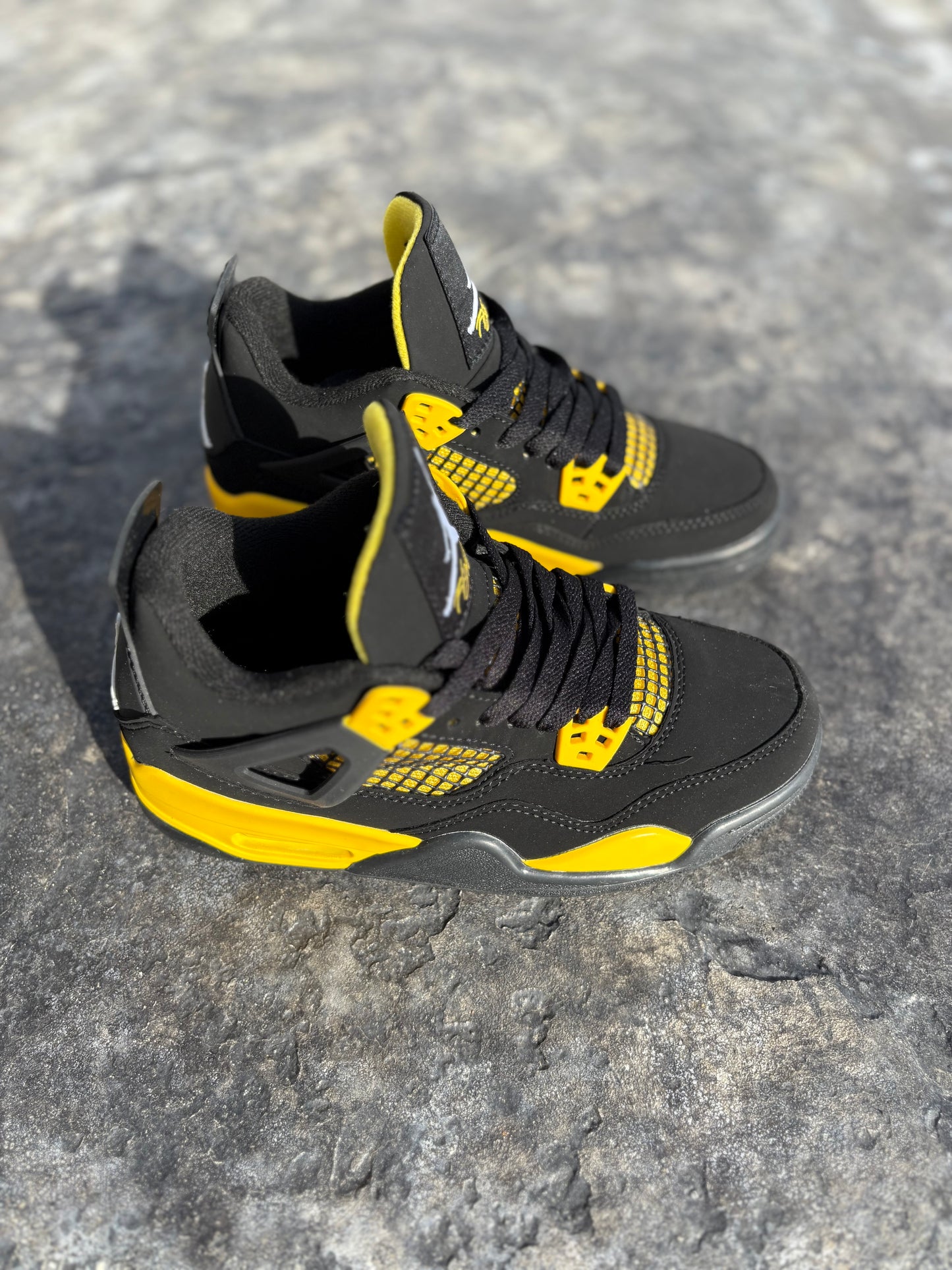 Black & Yellow Sneakers
