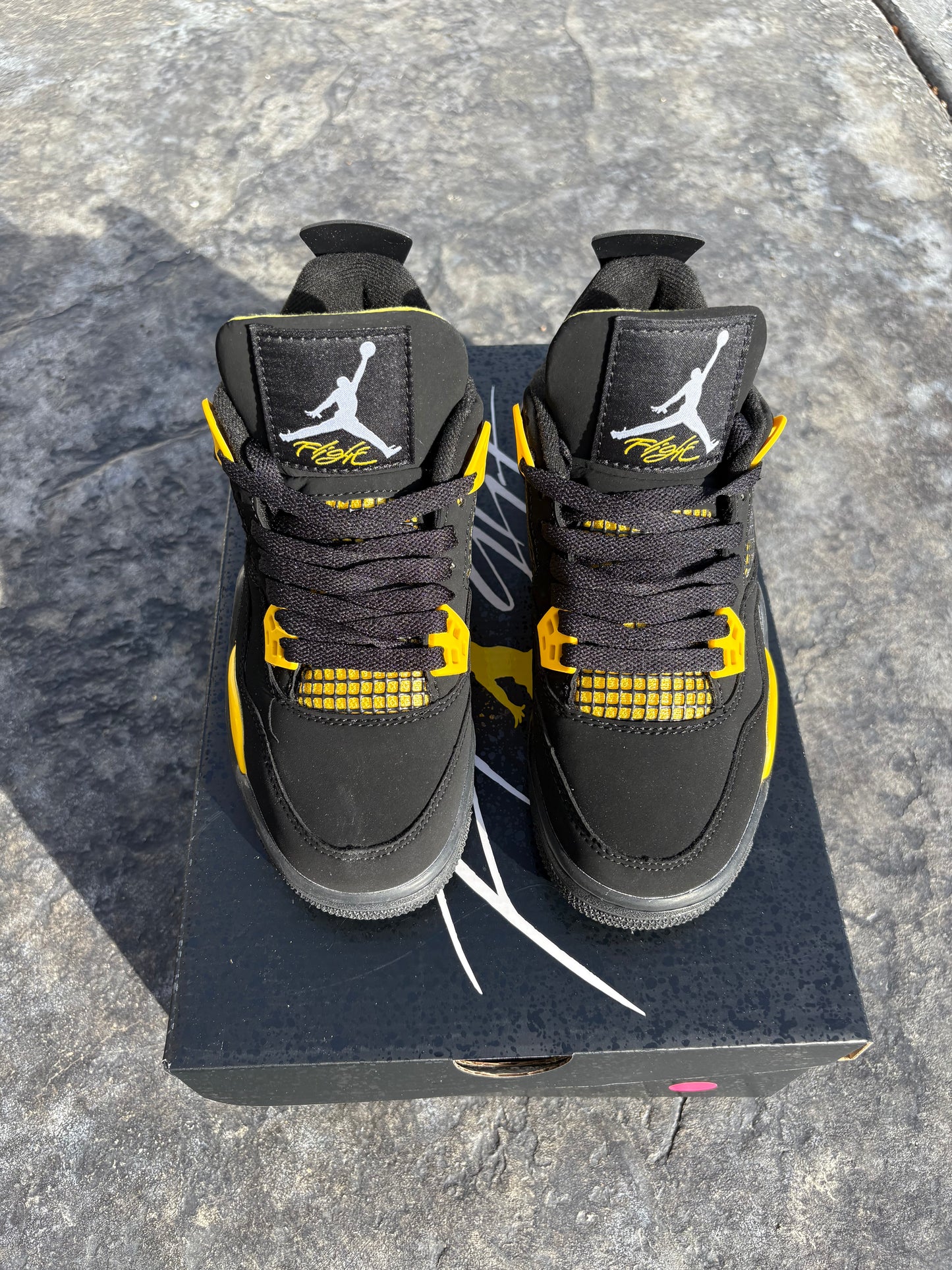 Black & Yellow Sneakers