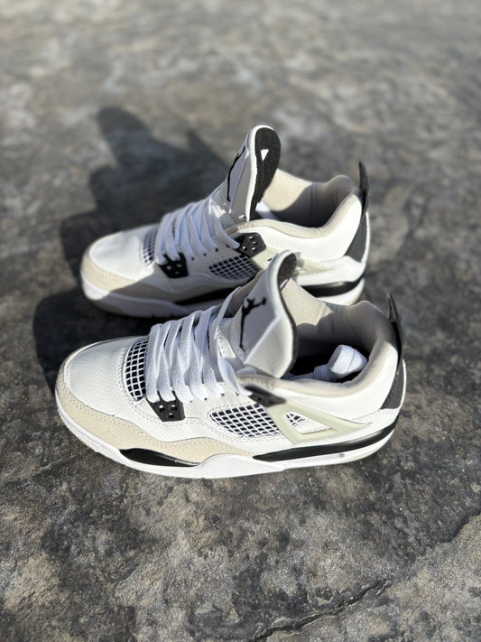 White Gray & black Sneakers