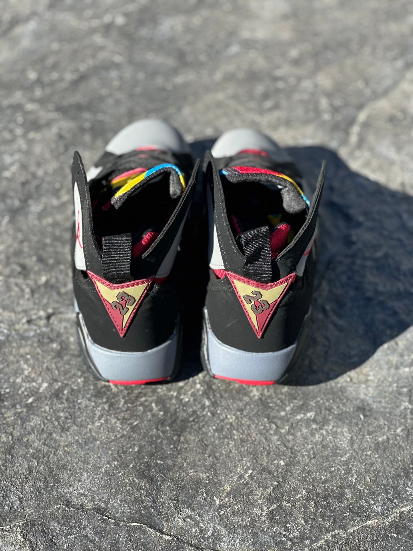 Black & Gray Retro Sneakers
